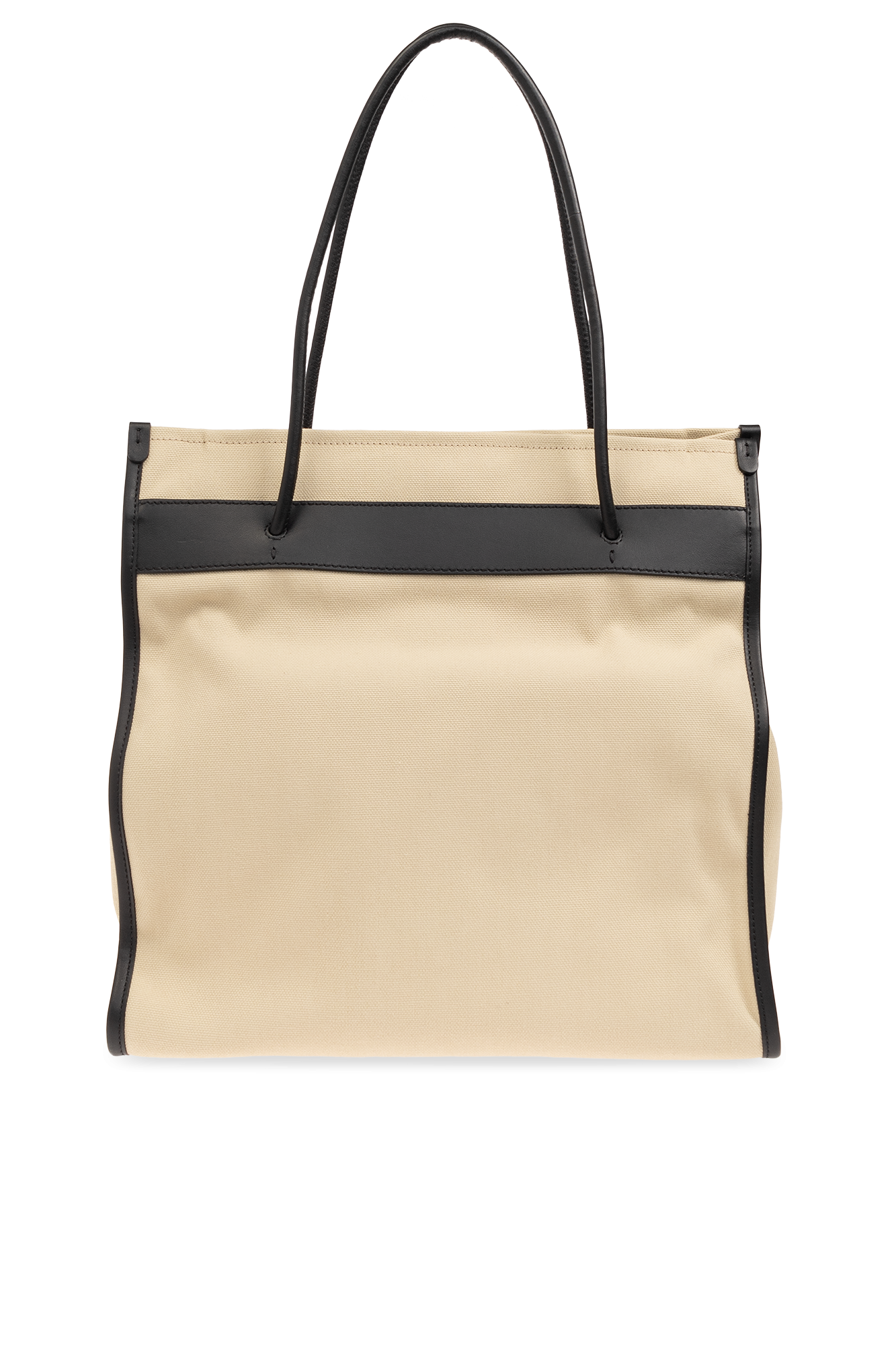 Beige Shopper bag with logo Moschino Vitkac Italy